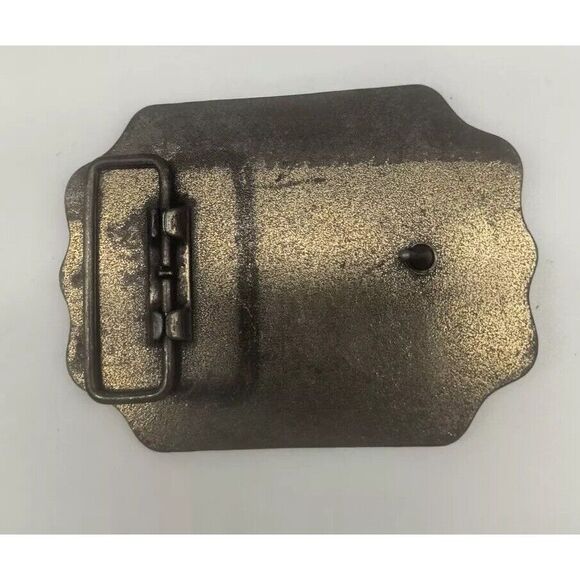 VINTAGE AMERICA'S HEROE'S NEVADA FIRE DEPT BRASS BELT BUCKLE - Picture 5 of 6